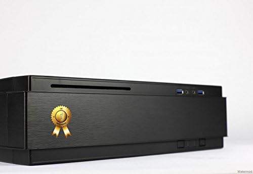 SilverStone SST-ML07B - Milo Mini-ITX schmales HTPC Desktop Gehäuse, schwarz, SST-ML07B