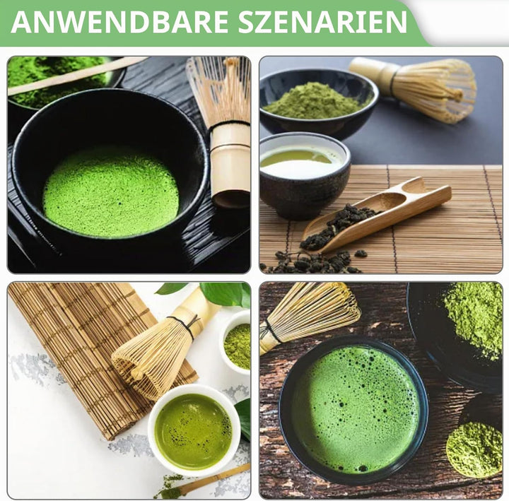 Japanische Matcha-Schale mit Ausgiesser, Chawan Matcha-Teeschale mit Schneebesenablage, Traditionell