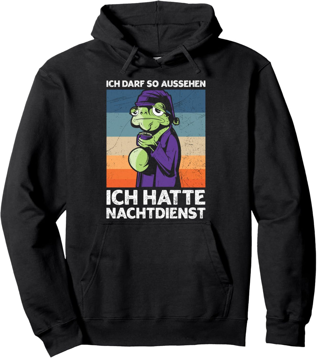 Ich Darf So Aussehen Ich Hatte Nachtdienst Müde Pflegekraft Pullover Hoodie
