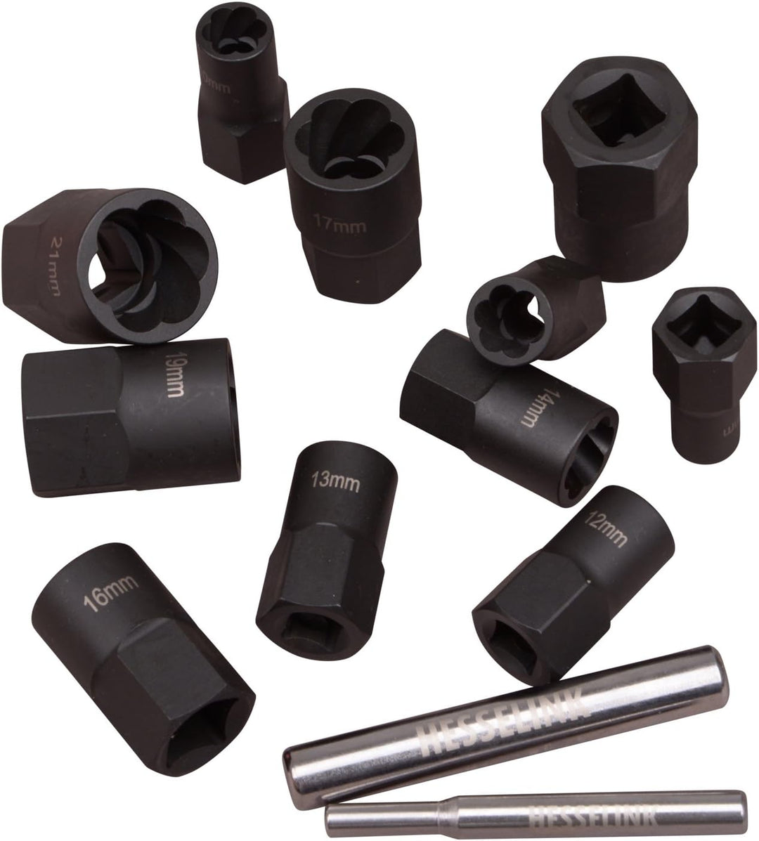 Hesselink® SN-1000 Spezial-Schraubenausdreher-Set für lange Gewinde 13-tlg.