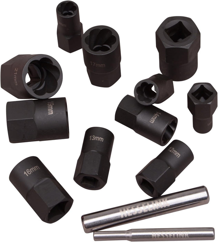 Hesselink® SN-1000 Spezial-Schraubenausdreher-Set für lange Gewinde 13-tlg.