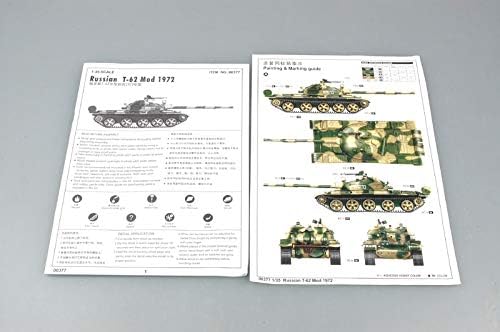Trumpeter TRU00377 377 Modellbausatz Russian T-62 Mod 1972