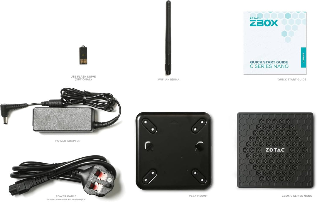 Zotac ZBOX CI337 Nano Mini-PC BB N100, ZBOX-CI337NANO-BE
