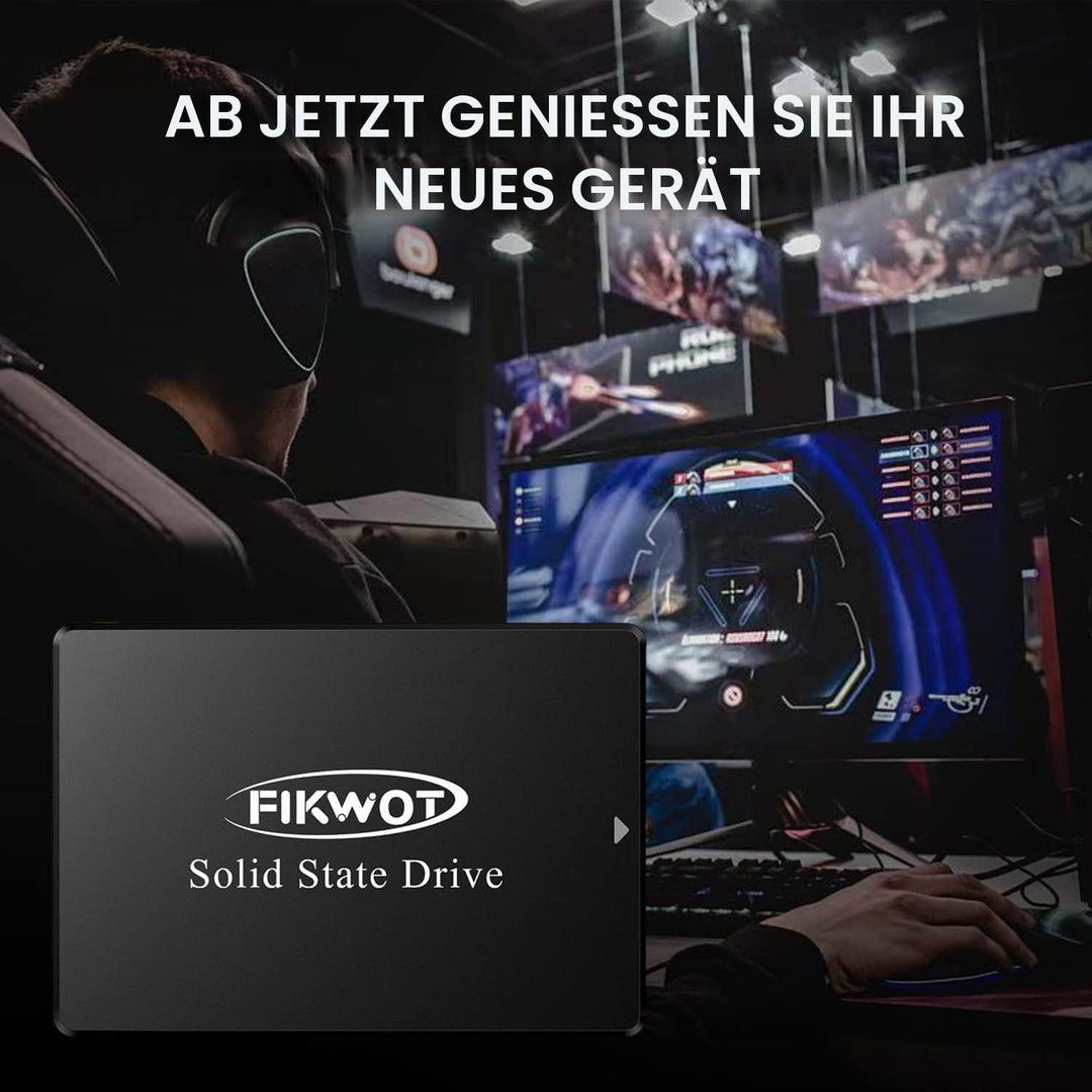 Fikwot FS810 2,5 Zoll Internes Solid State Drive - SATA III 6Gb/s, 3D NAND TLC Interne SSD, Bis zu 5