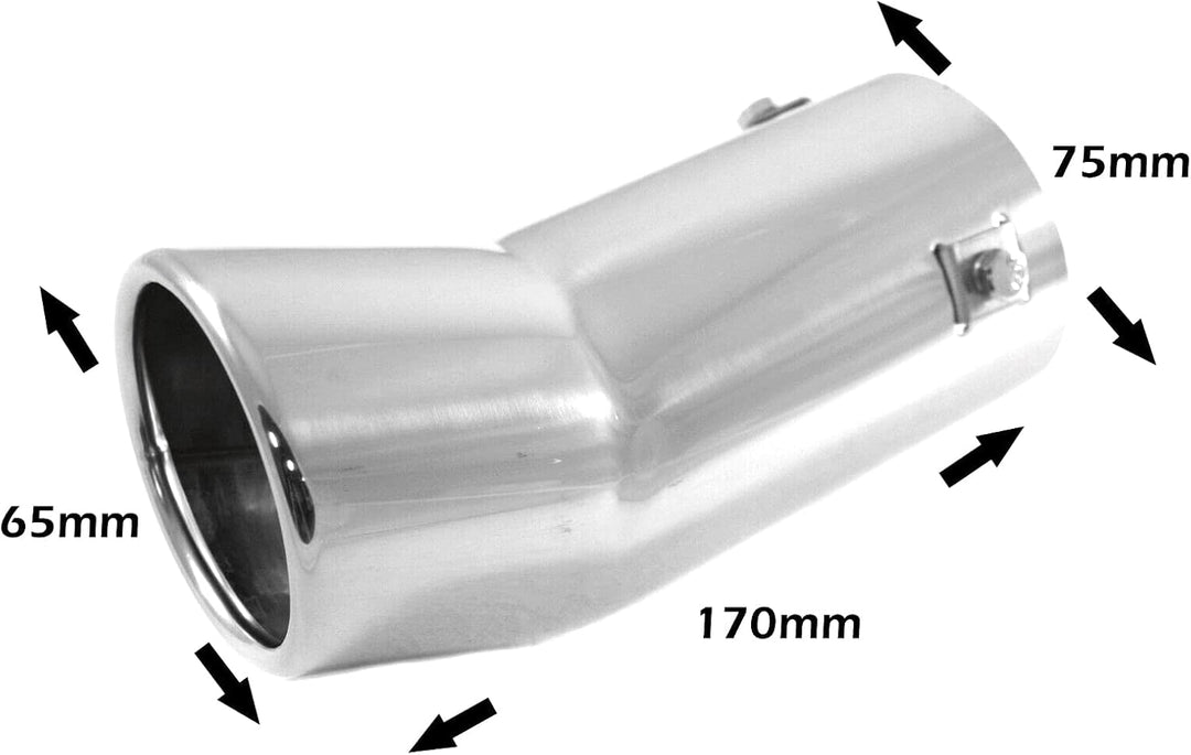 Auspuffblende Endrohr Endstuck Auspuff Blende Schalldampf Sportauspuff Universell Schalldampf Sport
