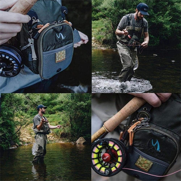 MAXIMUMCATCH Maxcatch Fliegenfischen Brusttasche Superleichte Brustpackung für Fliegenfischen Zubehö