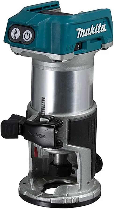 Makita DRT50ZJ 18V 1/4 Zoll Laminat Router Trimmer 1 x 5,0Ah Akku BL1850 + DC18RC Ladegerät &amp; Koffer