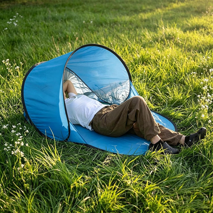 Strandmuschel, Strandzelt, Sonnensegel, Strand Sonnenschutz, Pop Up Zelt, Selbstaufbauend Strandzelt