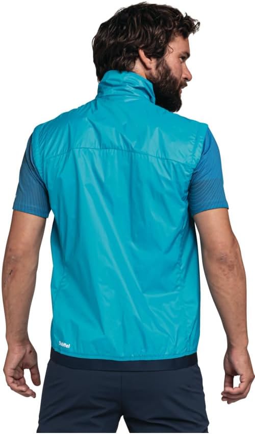 Schöffel Herren Bygstad Weste Outdoorweste Windweste 48 7820 - blau, 48 7820 - blau