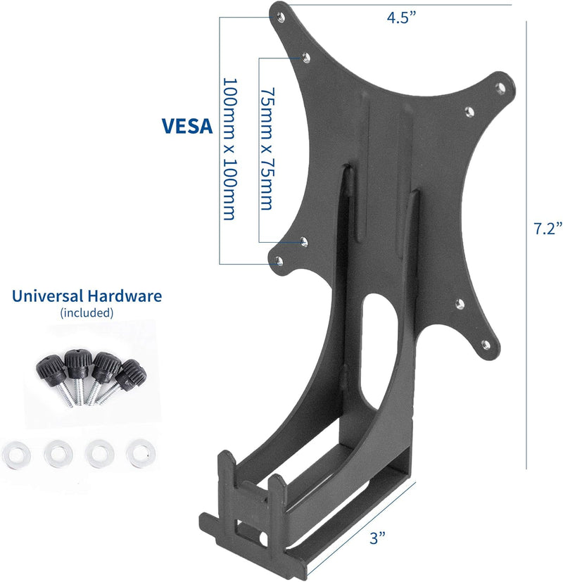 Vivo Quick Attach VESA Adapterplatte, geeignet für Acer und Viewsonic Monitore, einschliesslich R240