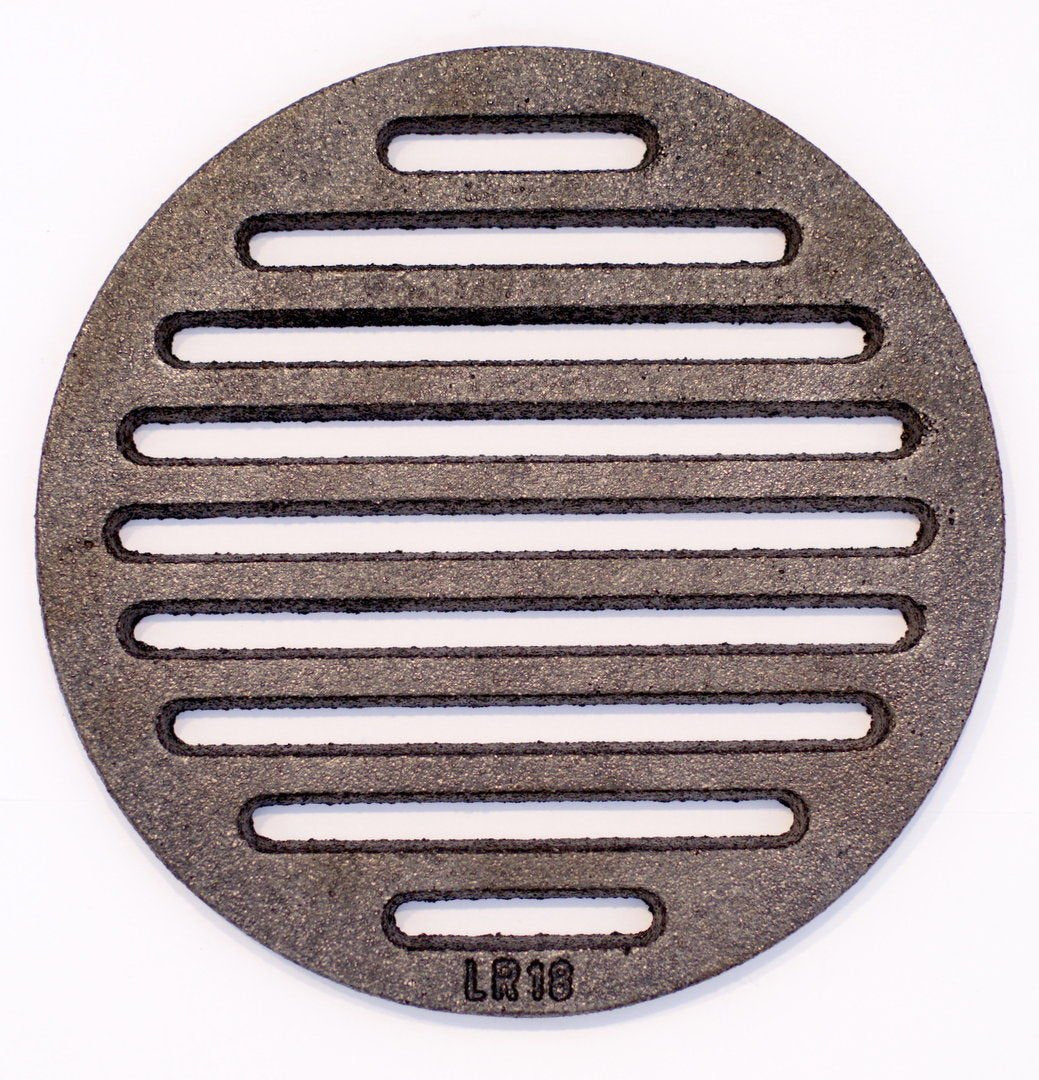 Premiumqualit?t ? 18cm Rundrost Gussrost Ofenrost Kaminrost Ascherost Feuerrost