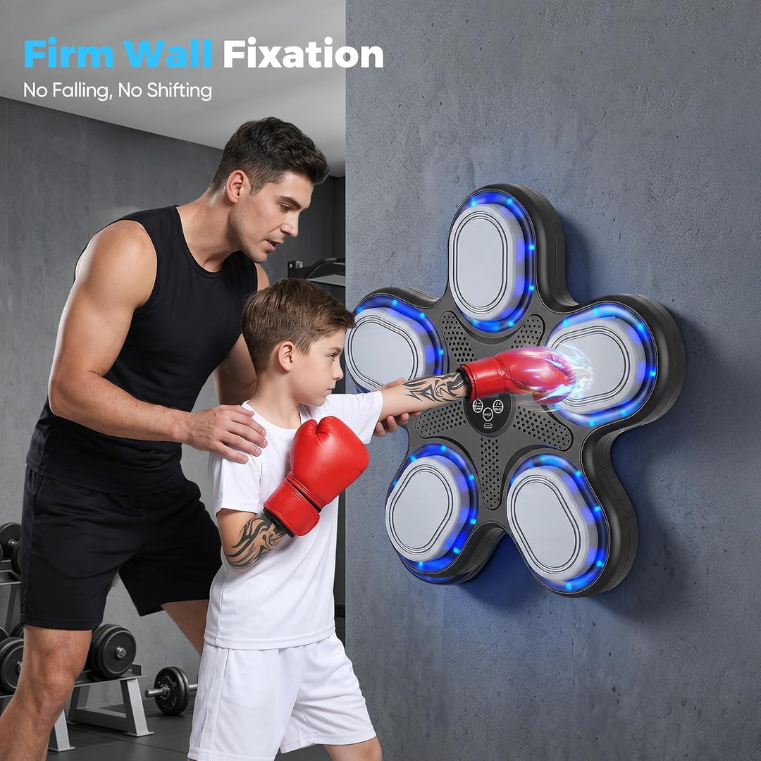 Music Boxing Machine, Musik Boxmaschine für Erwachsene &amp; Kinder, Musik Punching Machine Wandmontage,