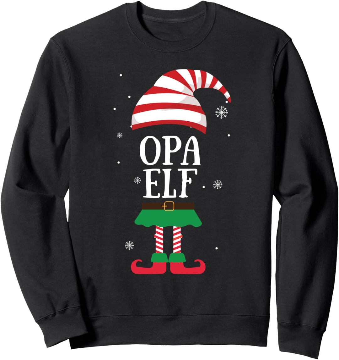 Opa Elf Partnerlook Weihnachtsgeschenke Für Opa Sweatshirt