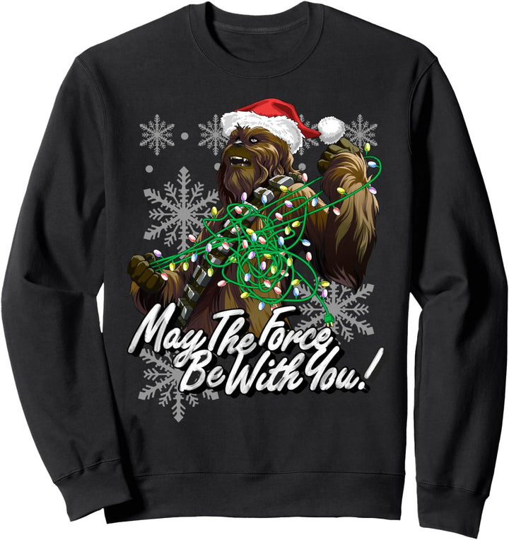 Star Wars Chewie Weihnachten Force Is With You Holiday Sweatshirt