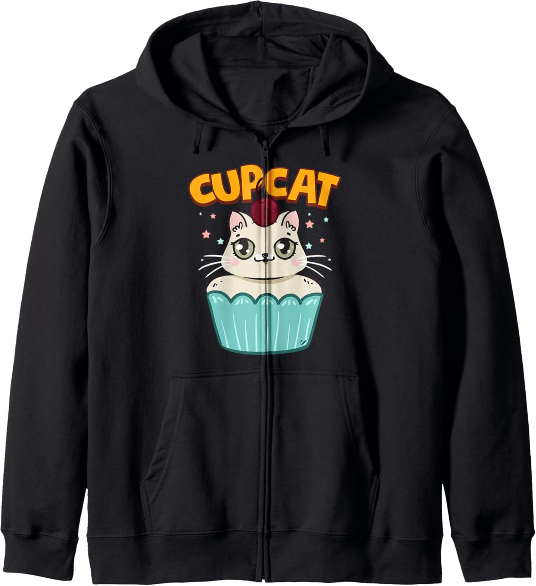 Kids Cartoon Kawaii Manga Anime Cat Cupcake Kitty Cupcat Kapuzenjacke