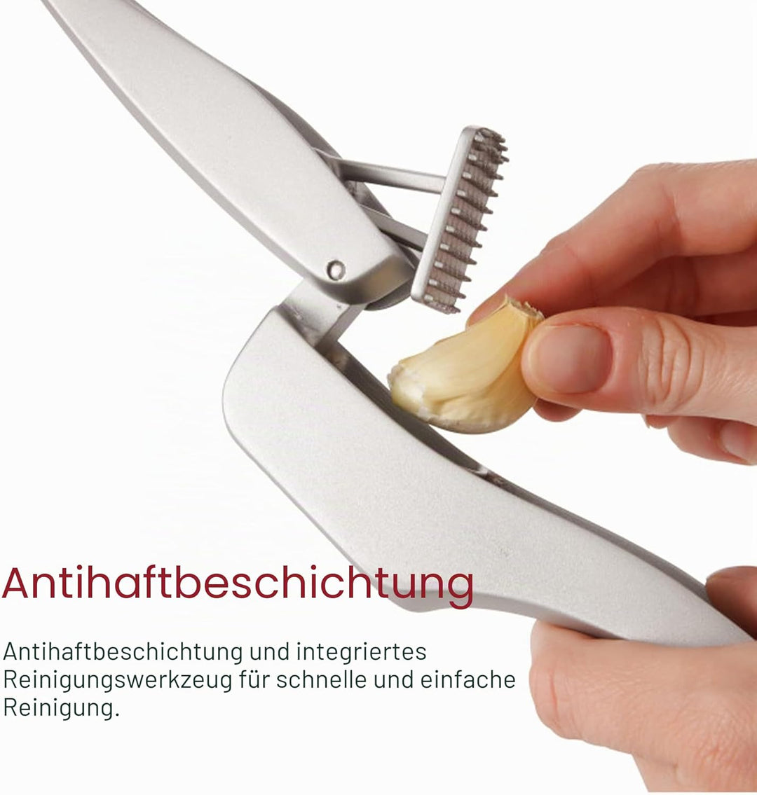 Zyliss Knoblauchpresse E12150 Susi 3 praktische Presse für grosse Knoblauchzehen auch mit Schale. In