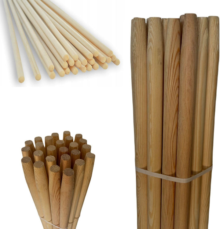 All4All Schaufelstiel 130cm, Holzgrif, Spatenstiel,Ersatz Spaten,Holz Stiel aus Buche,Ersatzstiel,Ga