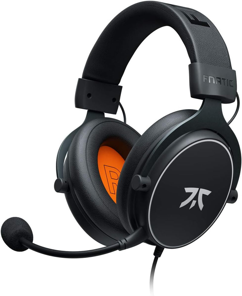 Fnatic React Gaming Headset für E-Sports mit 53-mm-Treibern - Metallrahmen, Präziser Stereo-Sound, A