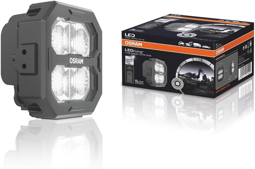 OSRAM LEDriving® Cube PX3500 Ultra Wide, LEDPWL102-UW, OFF ROAD, LED Arbeitsscheinwerfer, 3500 Lumen