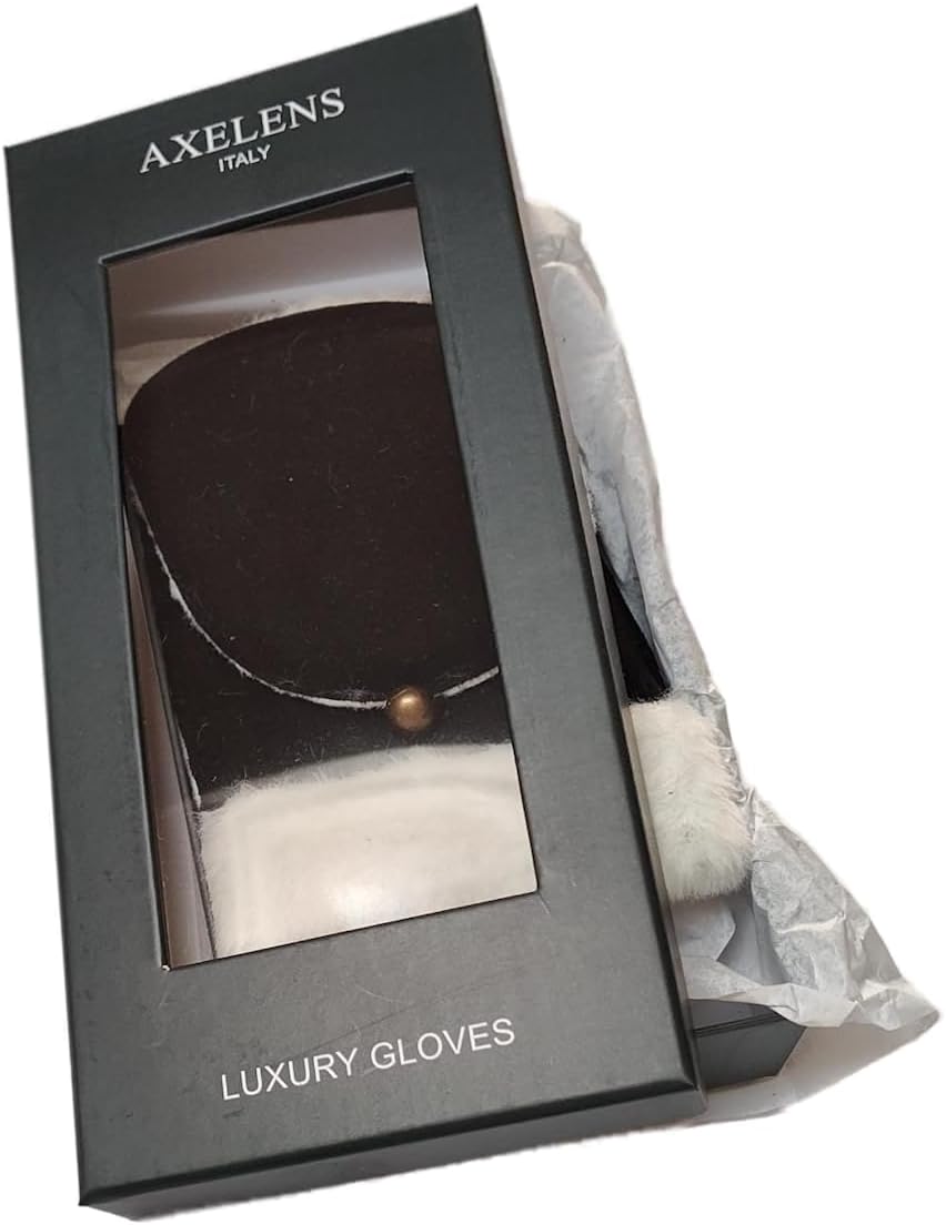 AXELENS FÄUSTLINGE ZU ÖFFNEN WINTERHANDSCHUHE FÜR DAMEN Schwarz, Schwarz