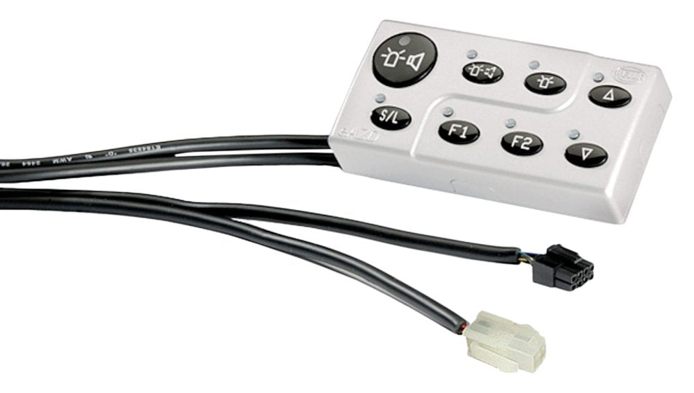 HELLA 9SX 008 902-001 Bedieneinheit, Signalsystem (Einsatzfahrzeug) - Kabel: 2000mm