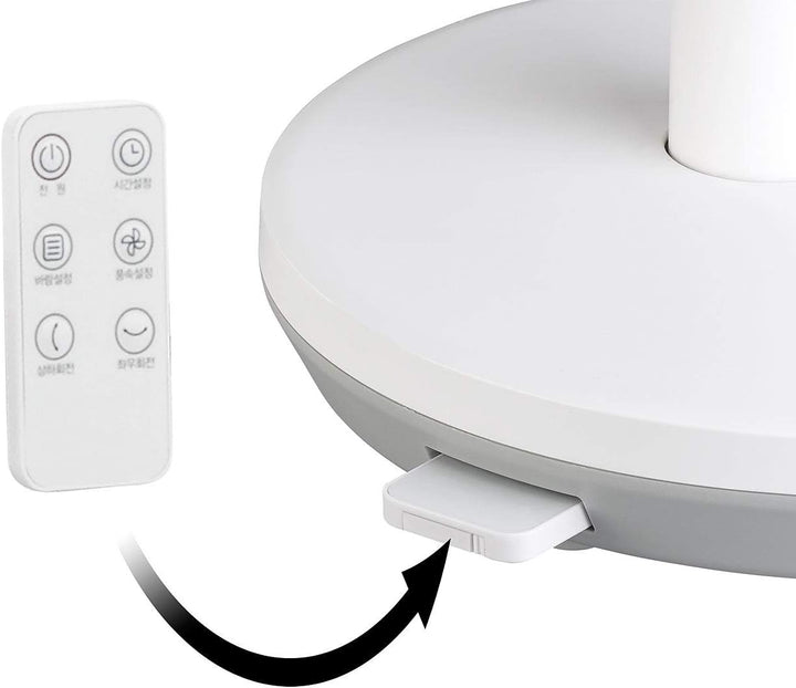 Sichler Haushaltsgeräte 3D Ventilator: Höhenverstellbarer 3D-Raumventilator & Luftzirkulator, Ø 22 c