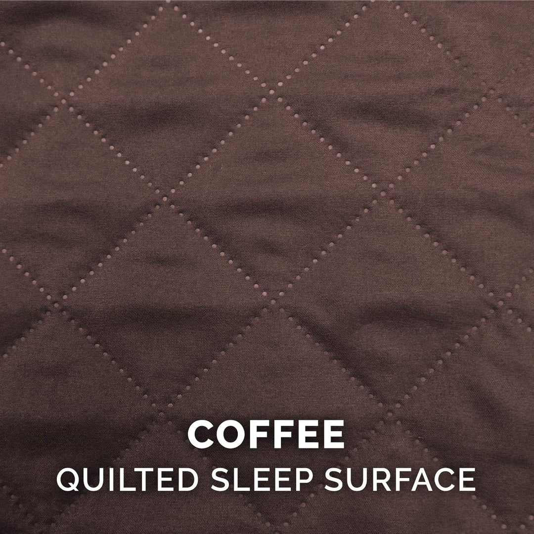 Furhaven Ersatzbezug für Hundebett, gesteppt, Kaffeebraun, Grösse XL Gestepptes Kaffeebraun Jumbo Nu