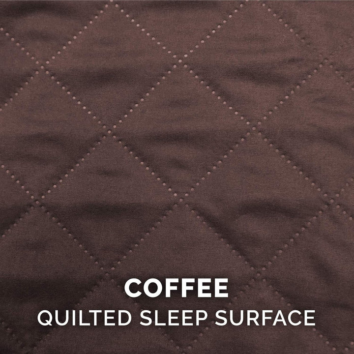 Furhaven Ersatzbezug für Hundebett, gesteppt, Kaffeebraun, Grösse XL Gestepptes Kaffeebraun Jumbo Nu