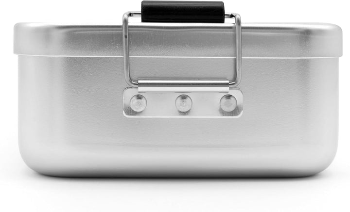 PhotoFancy® Alu-Brotdose personalisierbar – mit Foto oder Text – Retro Lunchbox aus Aluminium – Dire