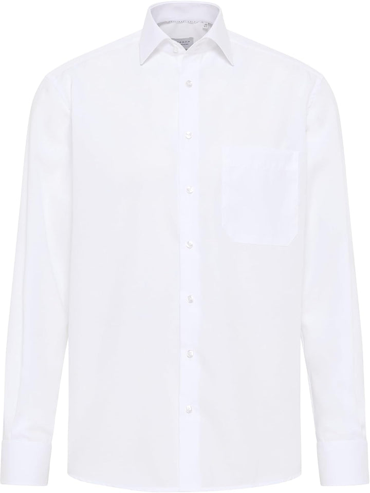 ETERNA Herren Original Shirt MODERN FIT Standard 38 Grosse Grössen Weiss, Standard 38 Grosse Grössen