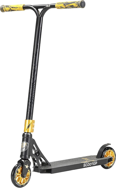STAR SCOOTER Pro Sport Freestyle Kick Stunt Scooter für Kinder ab 7 Jahre, Erwachsene | 110 120mm Pr
