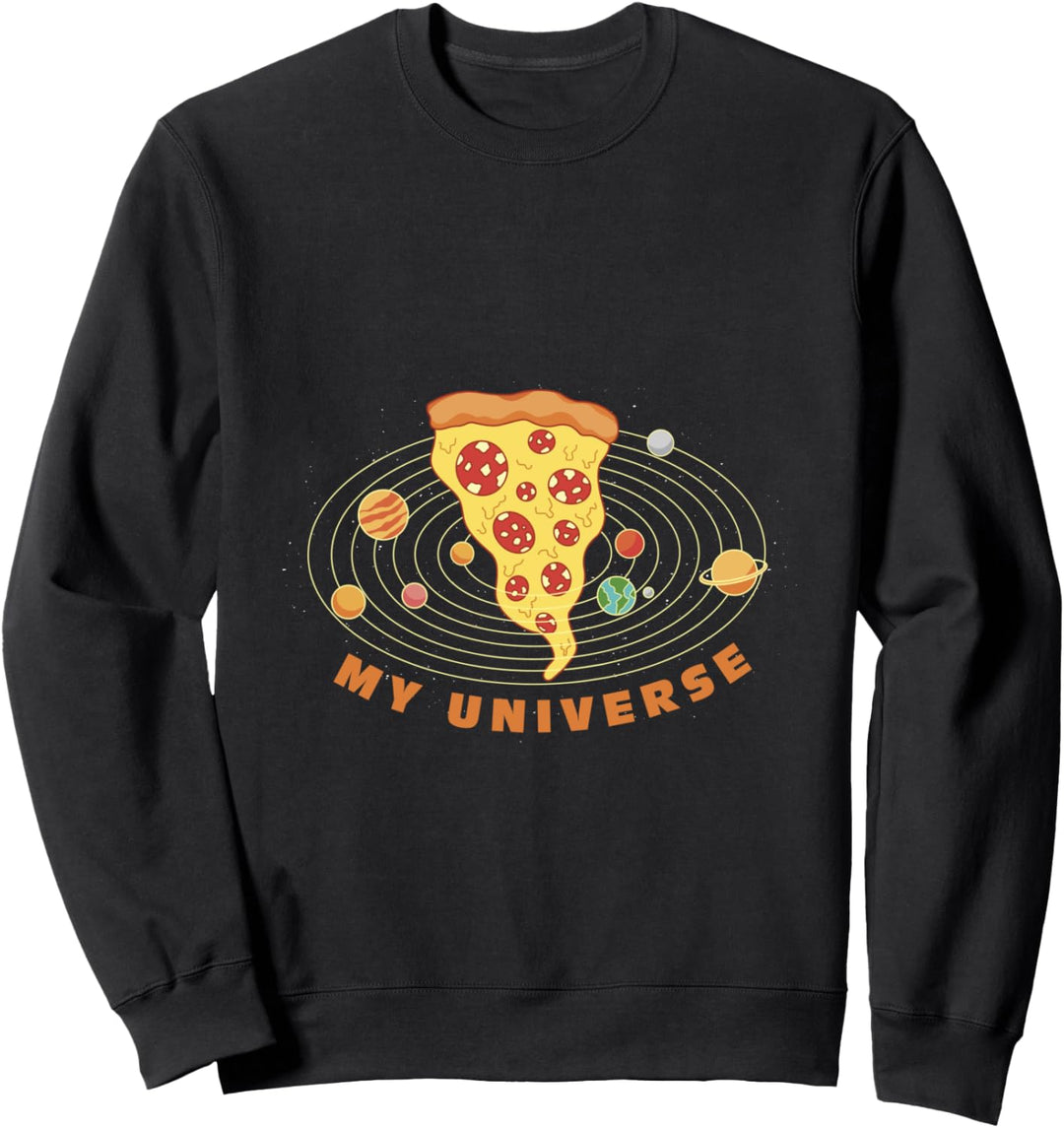 Sonnensystem Planeten Wissenschaft Weltraum Pizza Sweatshirt