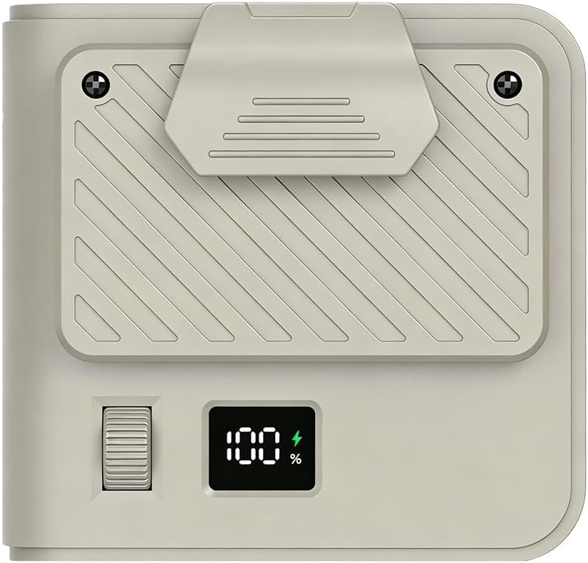 Tragbarer Ventilator Akku, kleiner Waist-Fan mit Clip, Klein T Shirt Ventilator mit Clip, Aufladbare