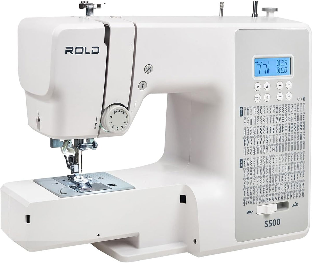 Rold S500 Computer Nähmaschine mit 300 Stichen zum Nähen aller Arten von Stoffen | Freiarm Computer-