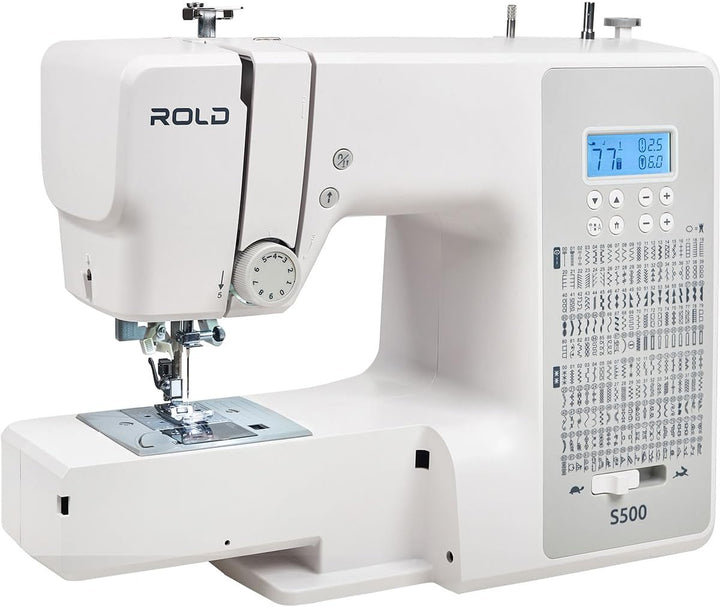 Rold S500 Computer Nähmaschine mit 300 Stichen zum Nähen aller Arten von Stoffen | Freiarm Computer-