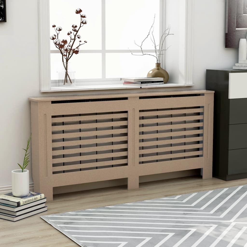 Wohnzimmer Heizkörperabdeckung 172x19x81.5 cm MDF Heizkörper Abdeckung Verkleidung Heizkörperverklei