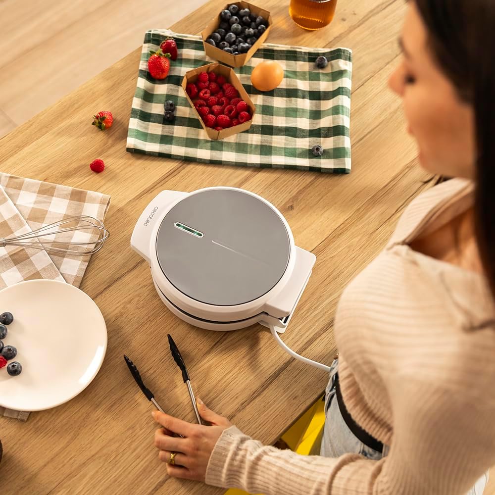 Cecotec Fun Gofrestone Waffle Maker. 1000 W, Fast Heating, Non-stick, Easy Cleaning, PFOA-free, 19 c