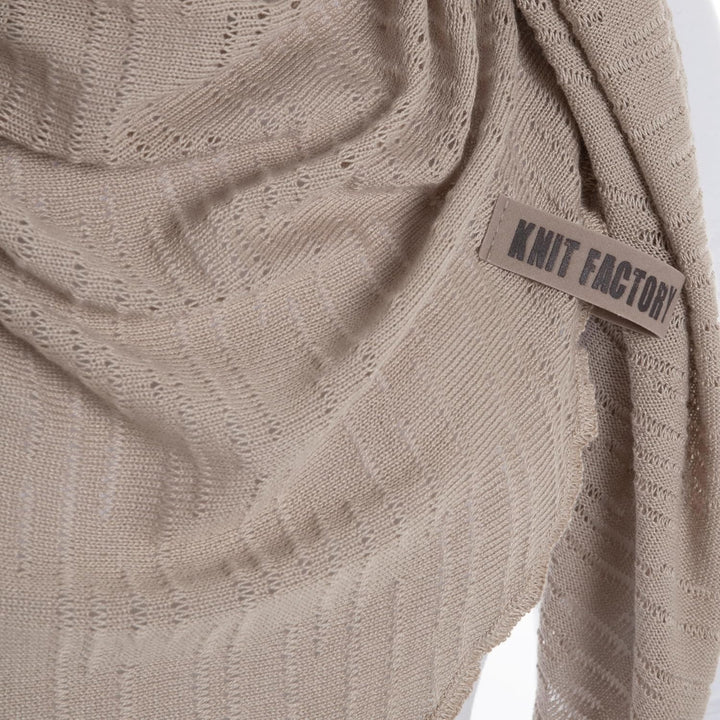 KNIT FACTORY - José Dreieckstuch - Dreieckstuch Damen - Fein Gestrickter Damen Schal - Halstücher fü