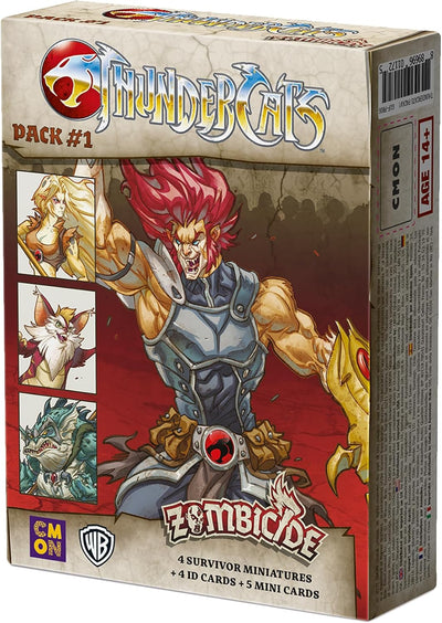 CMON | Zombicide – Thundercats Pack 1 | Helden-Erweiterung | Kennerspiel | Dungeon Crawler | 1-6 Spi