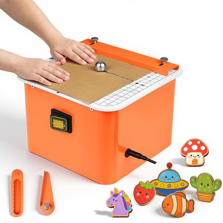 Kartonschneider für Kinder,45W elektrische Kappsäge mit klingenloser Technologie,präzises Schneiden