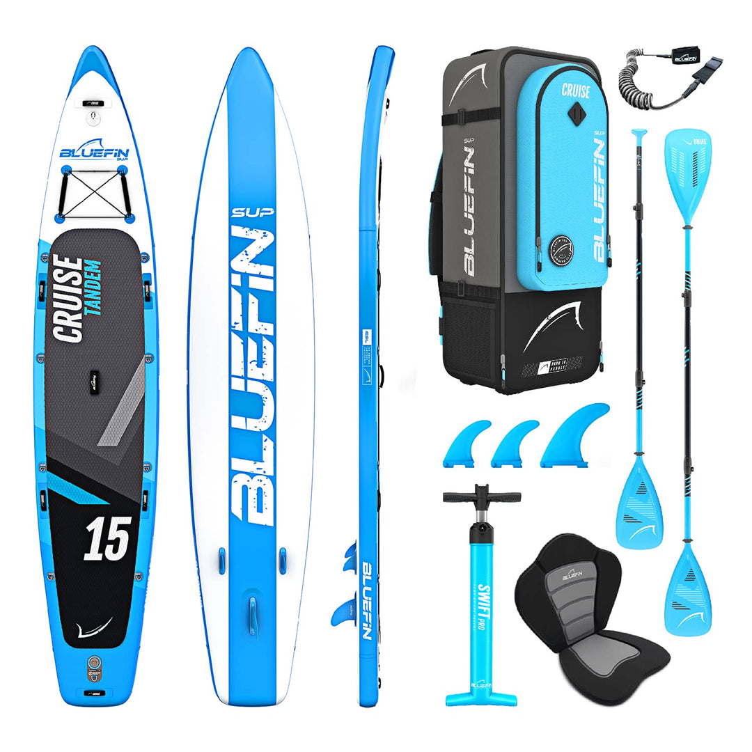 Bluefin Cruise Premium Stand Up Paddle Set | Aufblasbares Paddleboard für Erwachsene | SUP Paket mit