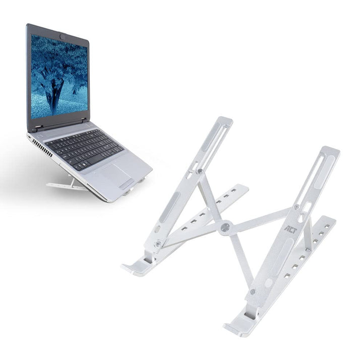 ACT Laptop Ständer Höhenverstellbar 15,6", Höhen 7 Positionen - AC8120