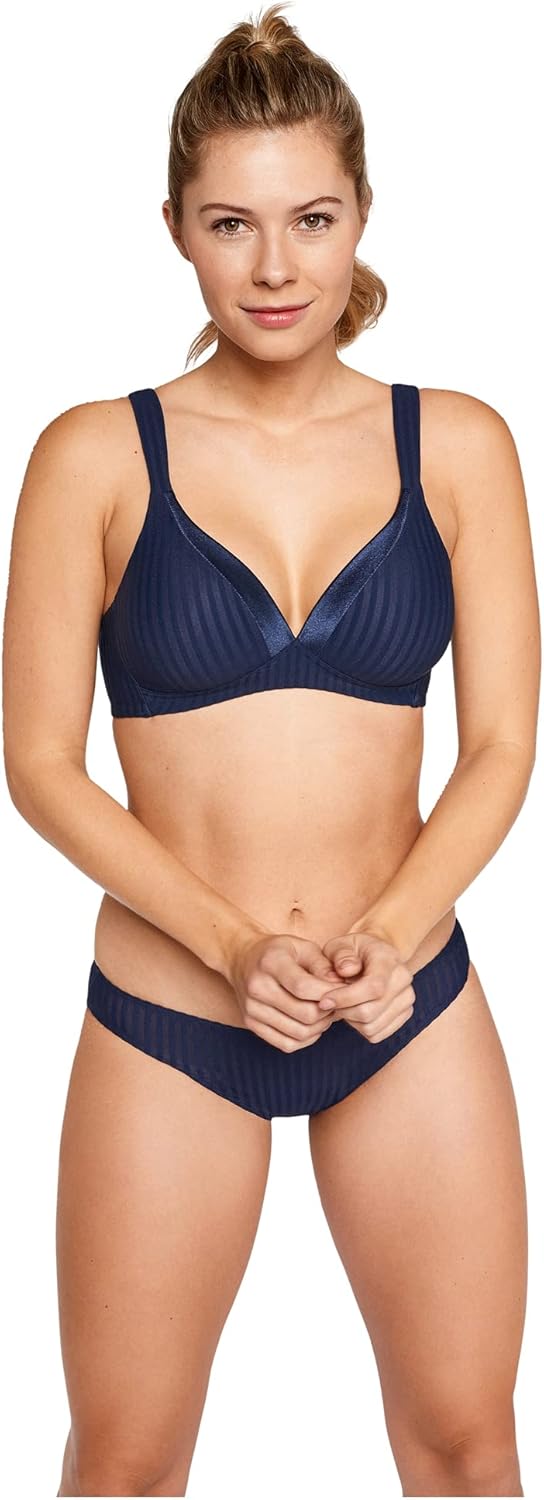 Naturana Streifen Soft-BH mit Schale - 5247 75A Navy, 75A Navy