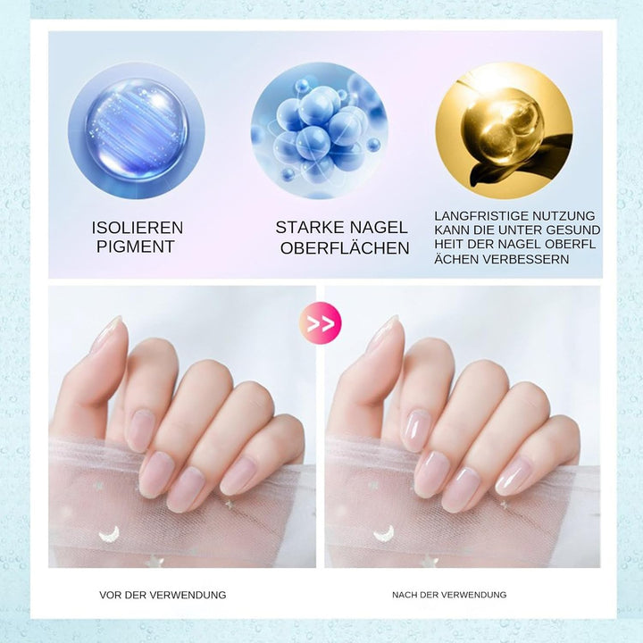 Japanisches Maniküre-Set, Nagelpflege-Set mit Paste und Puder, Nagelpflege und natürlichem Glanz, Po