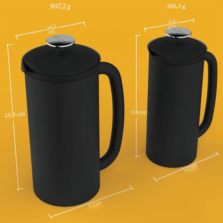 ESPRO P7 French Press Kaffeebereiter – Doppelwandig isoliert aus Edelstahl mit Mikrofilter, 950 ml,