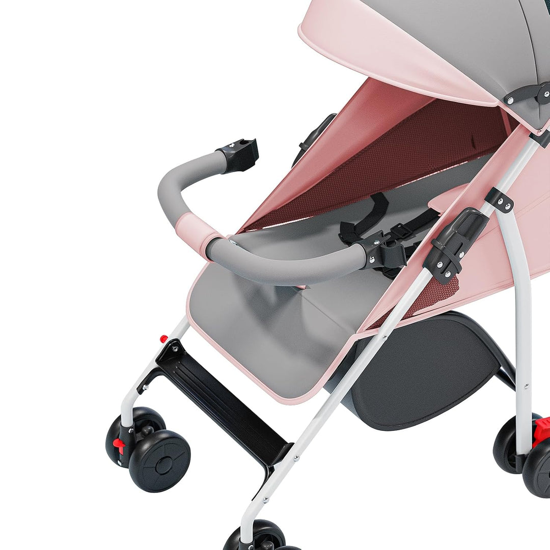 Kompakter Kinderwagen, 0 bis 4 Jahre (30 kg max), leicht (4,10 kg), Buggy für Babys, Komfort, faltba