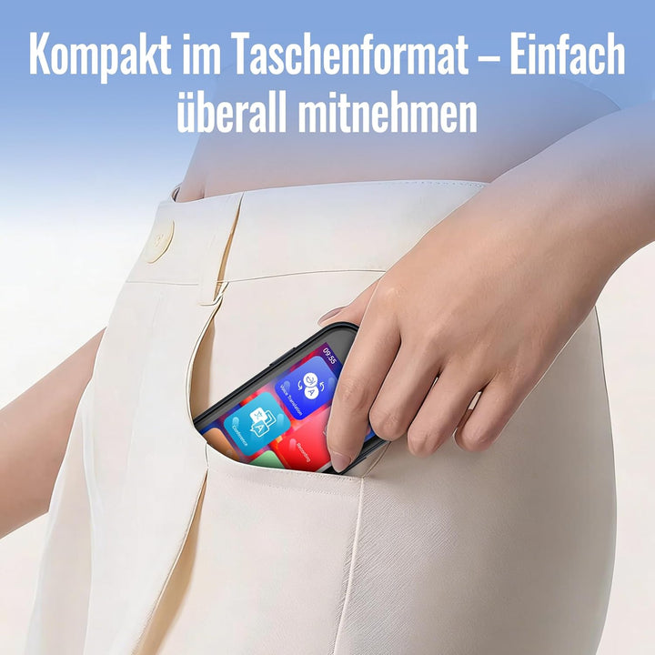 SKARA Sprachübersetzer Gerät ohne Internet, Echtzeit Übersetzer mit Sprachausgabe, 137 Sprachen & Ak