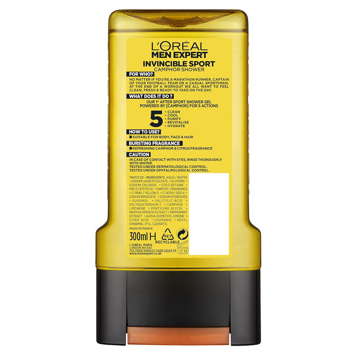 L'Oreal Men Expert Invincible Sport Duschgel, Duschgel