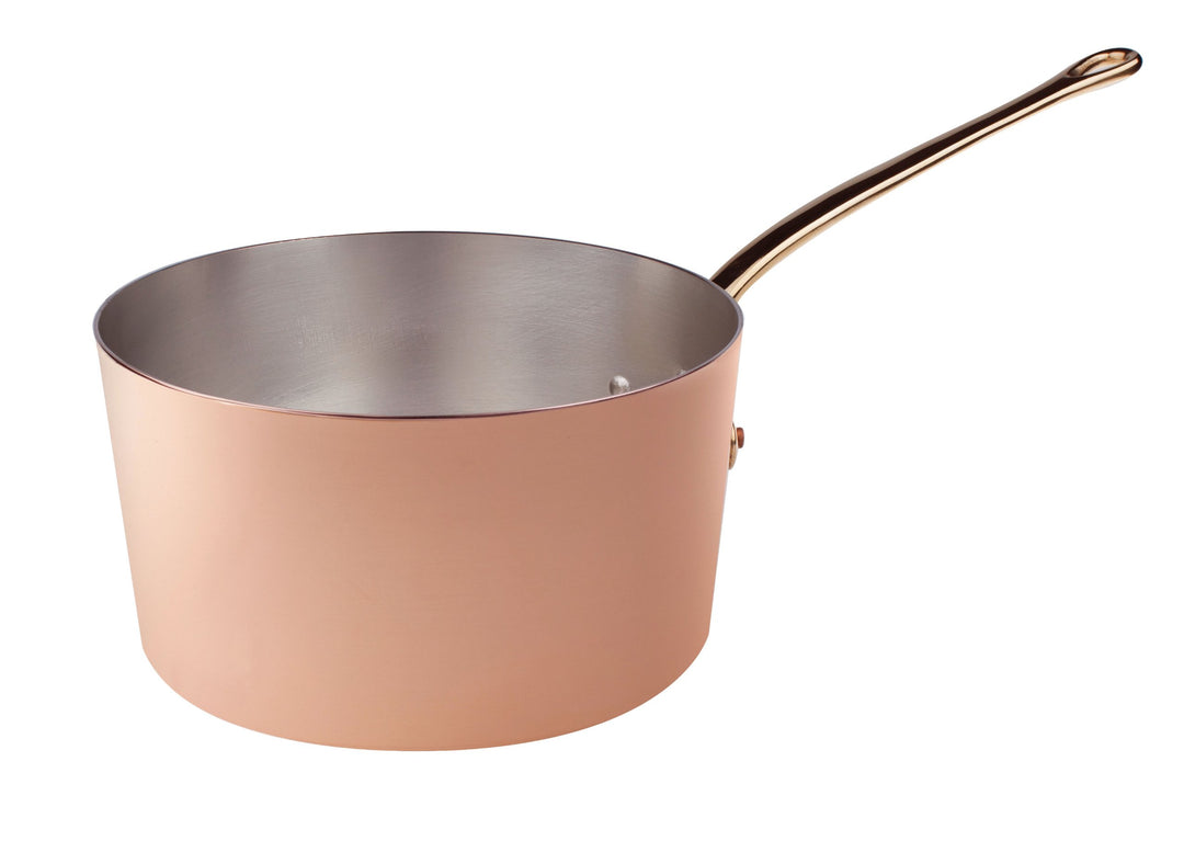 Pentole Agnelli ALCU105F18 Hochverzinkter Kupferauflauf mit 1 Griff, 18 cm, 18 cm