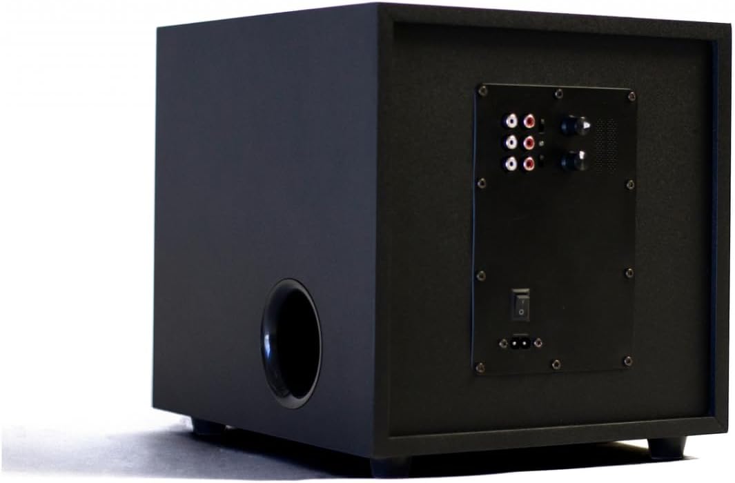 Eltax SW800 Subwoofer, Schwarz